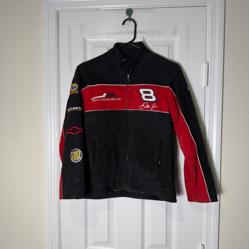 Vintage Wilsons Leather Dale Earnhardt Jr #8 NASCAR‎ Jacket Youth XL